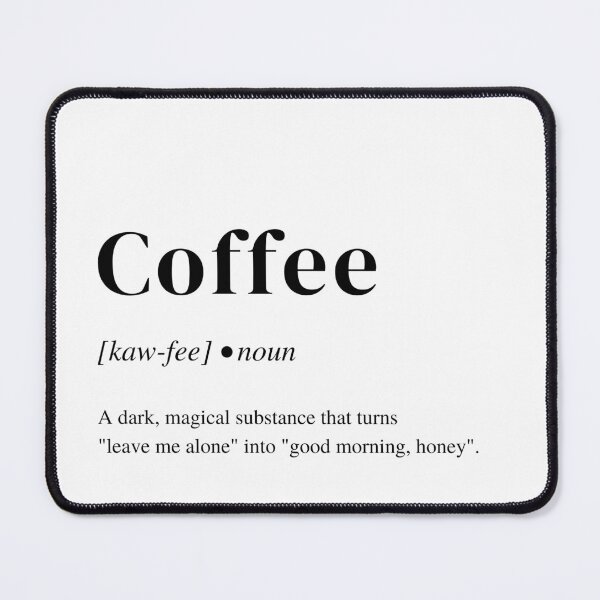Item preview, Coffee funny dictionary, black and white coffee station decor. designed and sold by AustriaDesigns.