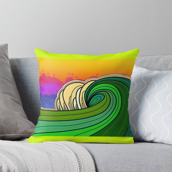 Item preview, Emerald waves at sunset designed and sold by ookaiyah.