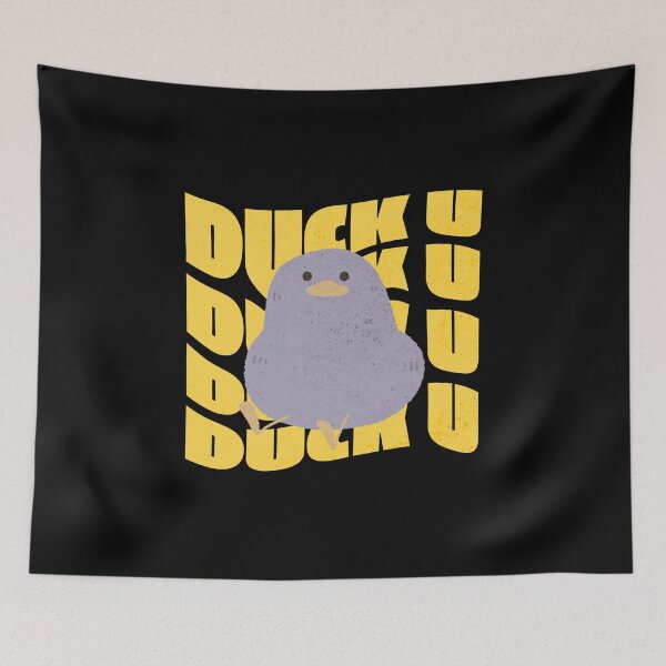 Item preview, DUCK U funny quote cool vintage retro design designed and sold by TNwandesignart.