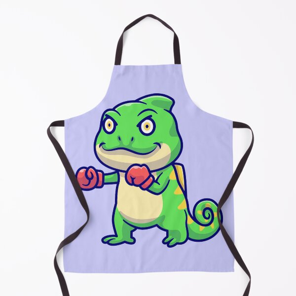 Item preview, Chameleon Showdown: Cute Boxing Chameleon Cartoon designed and sold by hjian8219.