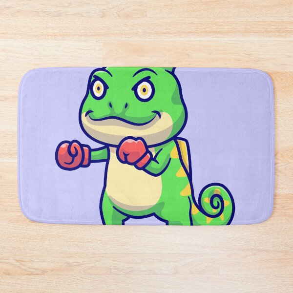 Item preview, Chameleon Showdown: Cute Boxing Chameleon Cartoon designed and sold by hjian8219.