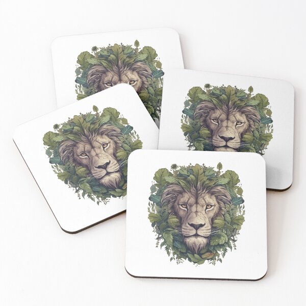 Aperçu de l'œuvre Flore Lion créée et vendue par SurtonDesign.