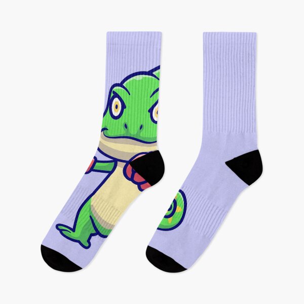 Item preview, Chameleon Showdown: Cute Boxing Chameleon Cartoon designed and sold by hjian8219.