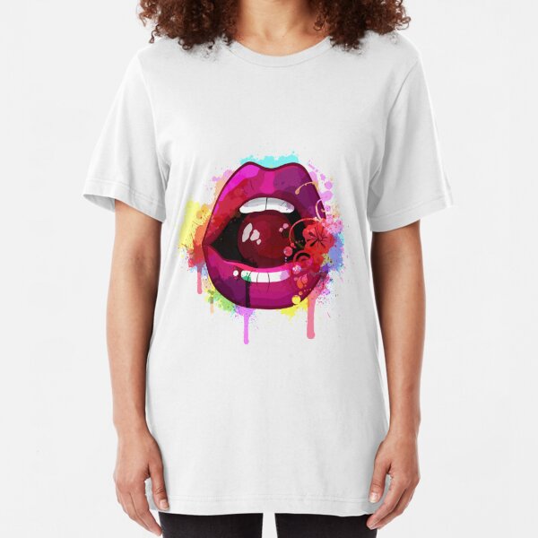Mouth Red T Shirts Redbubble