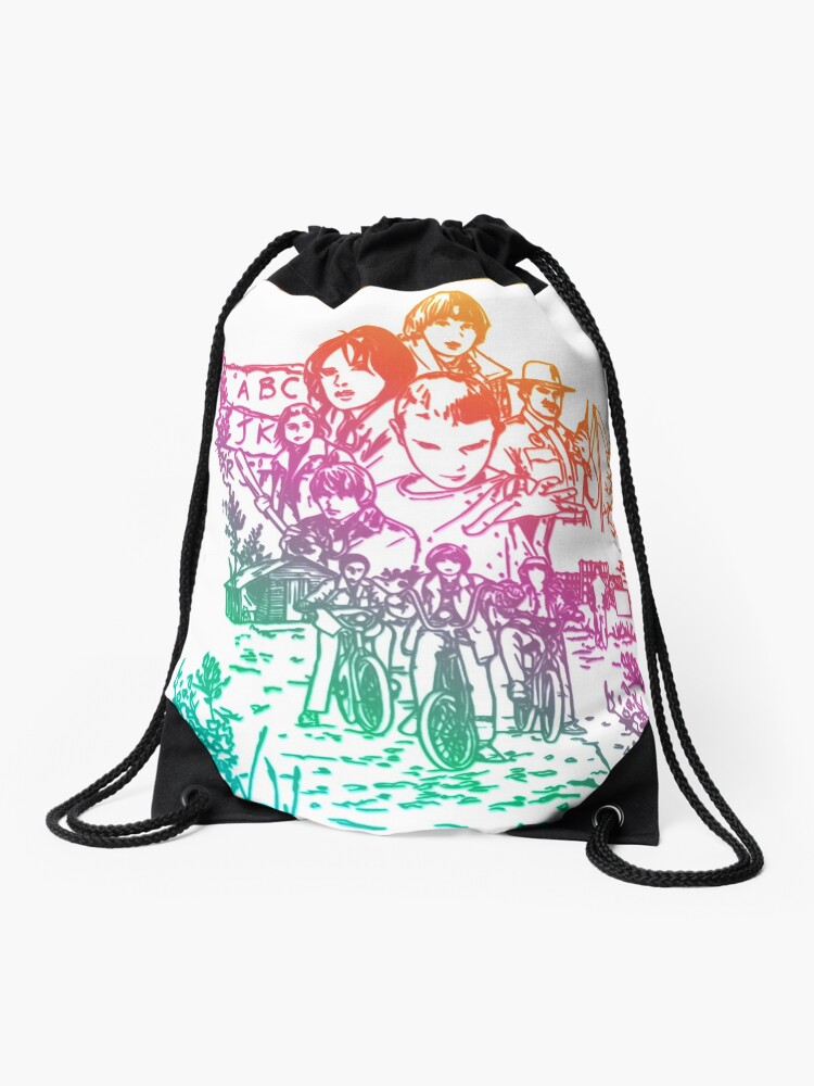 stranger things messenger bag