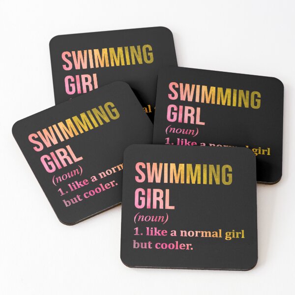 Item preview, Swimming Girl Definition in Watercolor designed and sold by XCIV.