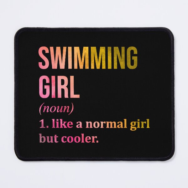 Item preview, Swimming Girl Definition in Watercolor designed and sold by XCIV.