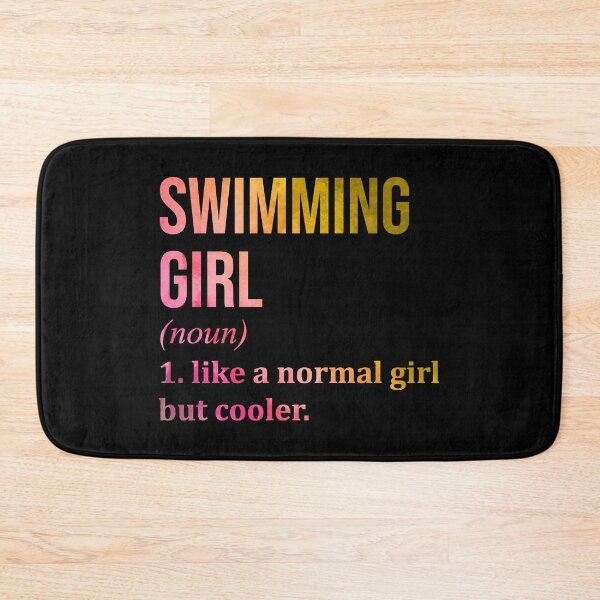 Item preview, Swimming Girl Definition in Watercolor designed and sold by XCIV.
