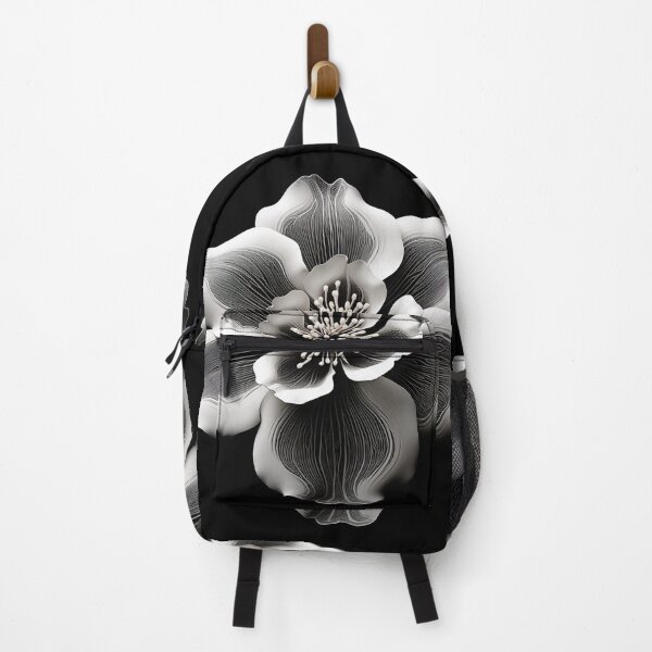 Item preview, Black and White Retro Flower Art 2 designed and sold by michaelbarnesss.