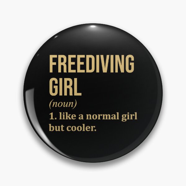 Item preview, Freediving Girl Definition in Gold designed and sold by XCIV.