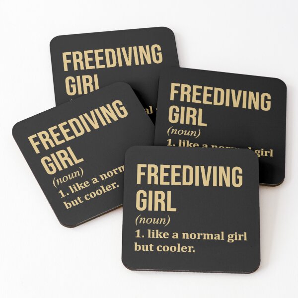 Item preview, Freediving Girl Definition in Gold designed and sold by XCIV.