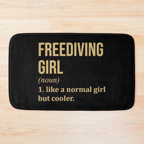 Item preview, Freediving Girl Definition in Gold designed and sold by XCIV.