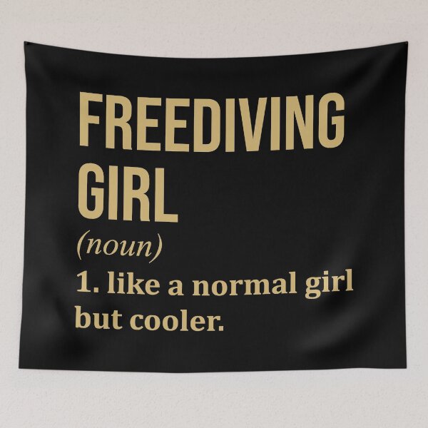 Item preview, Freediving Girl Definition in Gold designed and sold by XCIV.