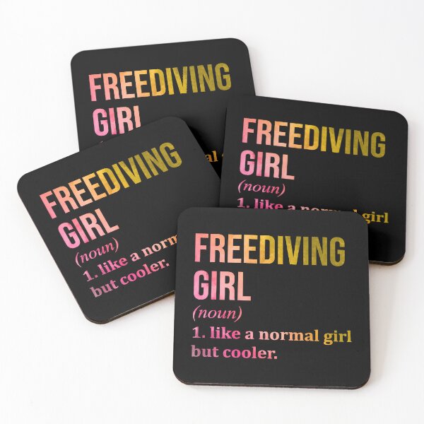 Item preview, Freediving Girl Definition in Watercolor designed and sold by XCIV.