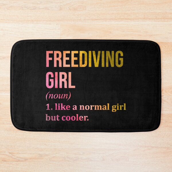 Item preview, Freediving Girl Definition in Watercolor designed and sold by XCIV.