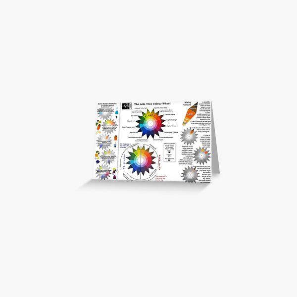 Rules of Colour Harmony Greeting Card
