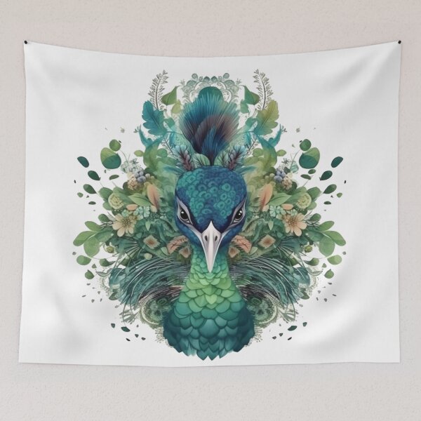 Item preview, Flora Peacock designed and sold by SurtonDesign.