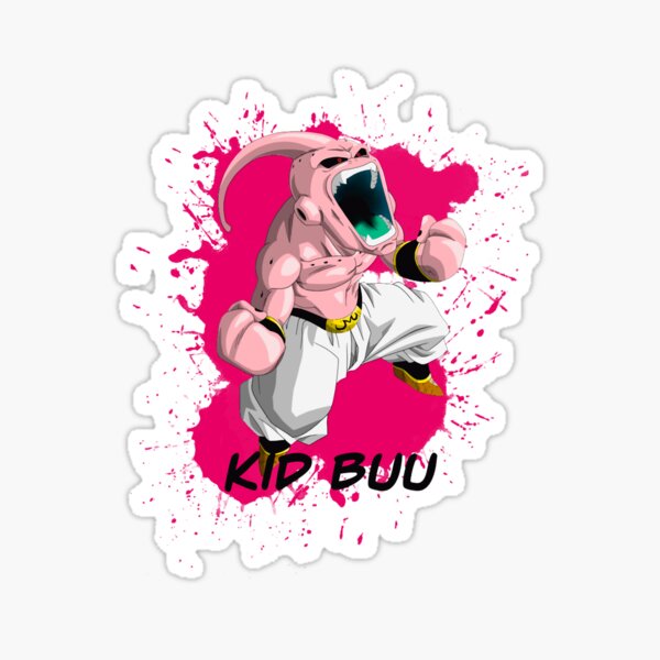 Majin Buu Streetwear anime design for dragon ball Sticker for Sale by  WahomeV