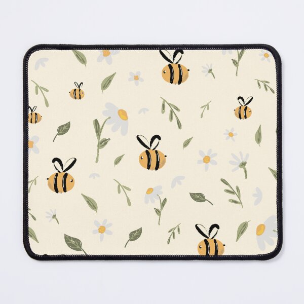 Item preview, Cute Bees and Daisy florals designed and sold by Harpley Design Studio.
