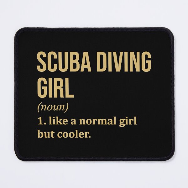 Item preview, Scuba Diving Girl Definition in Gold designed and sold by XCIV.