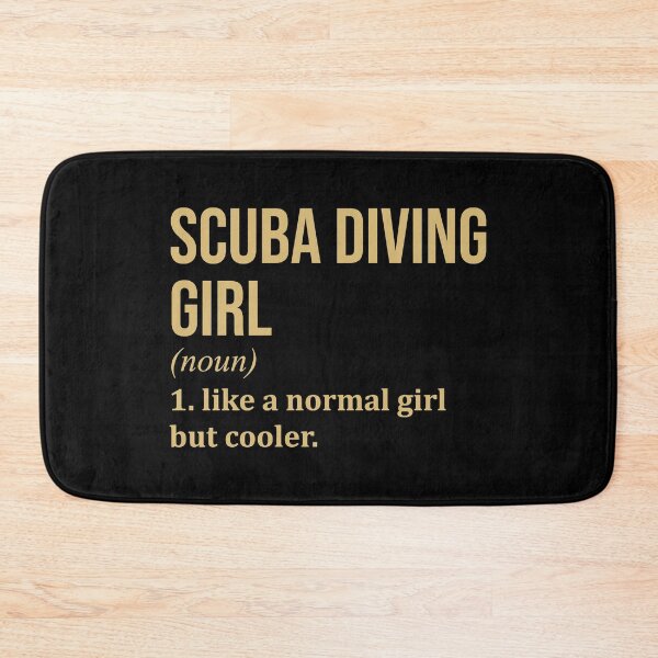 Item preview, Scuba Diving Girl Definition in Gold designed and sold by XCIV.