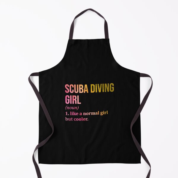 Item preview, Scuba Diving Girl Definition in Watercolor designed and sold by XCIV.