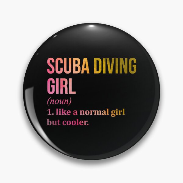 Item preview, Scuba Diving Girl Definition in Watercolor designed and sold by XCIV.
