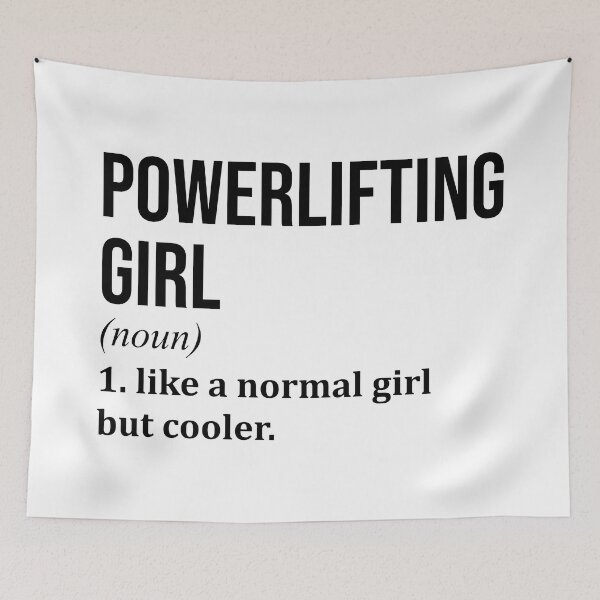 Item preview, Powerlifting Girl Definition designed and sold by XCIV.