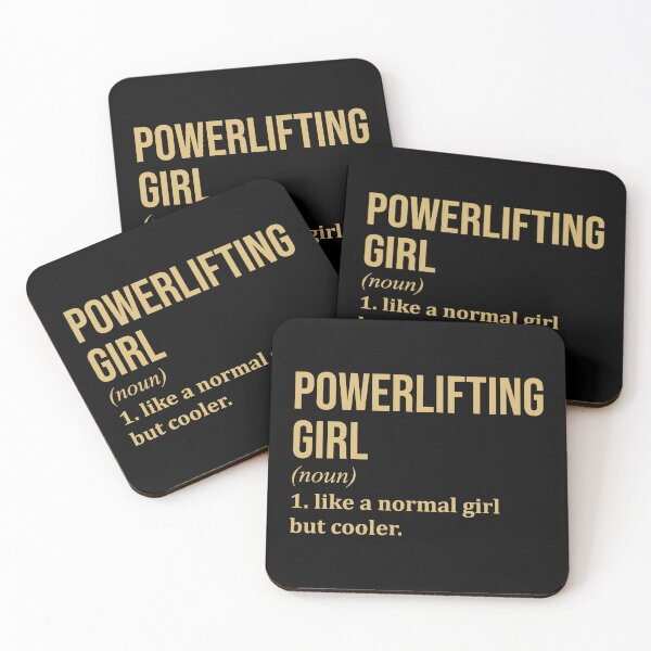 Item preview, Powerlifting Girl Definition in Gold designed and sold by XCIV.