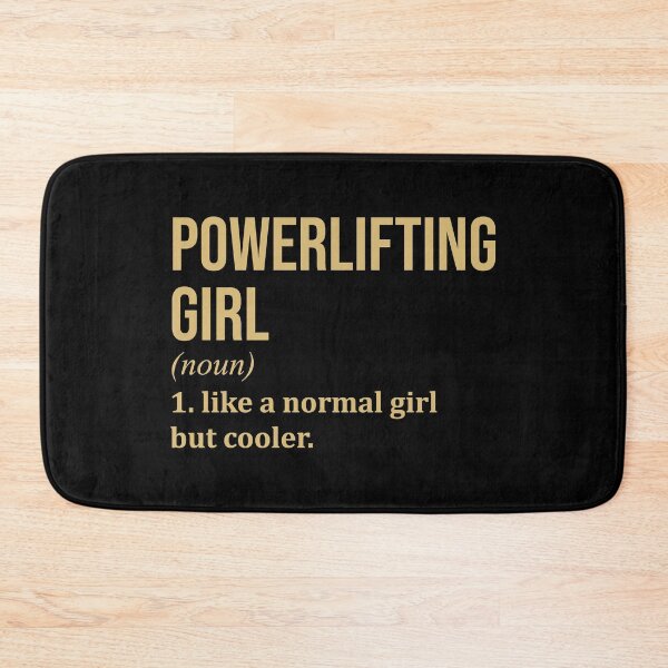 Item preview, Powerlifting Girl Definition in Gold designed and sold by XCIV.