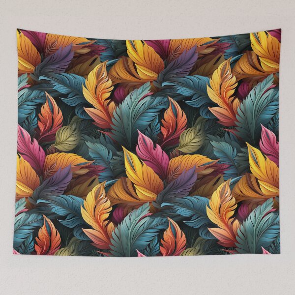 Item preview, Tropical Elegance: Vibrant Dark Floral Paradise designed and sold by NikkofTime.