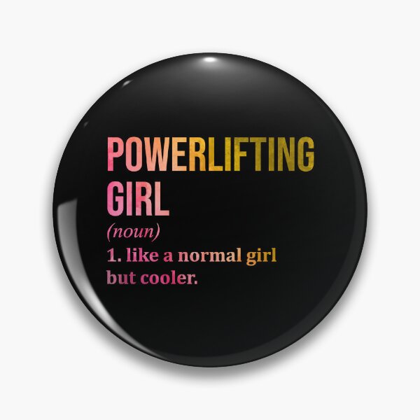 Item preview, Powerlifting Girl Definition in Watercolor designed and sold by XCIV.