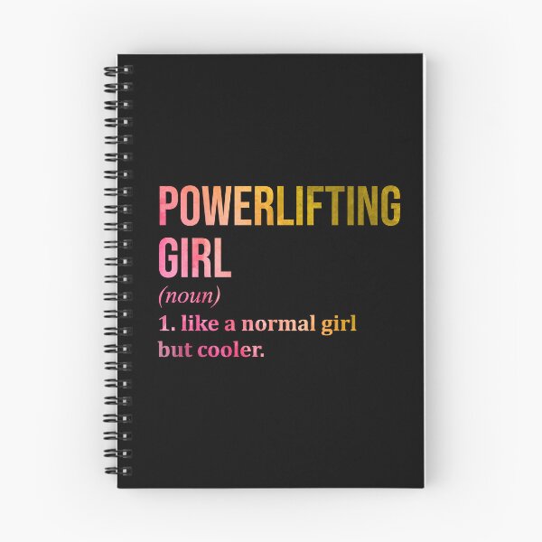 Item preview, Powerlifting Girl Definition in Watercolor designed and sold by XCIV.