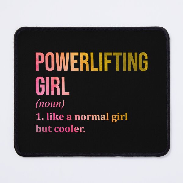 Item preview, Powerlifting Girl Definition in Watercolor designed and sold by XCIV.