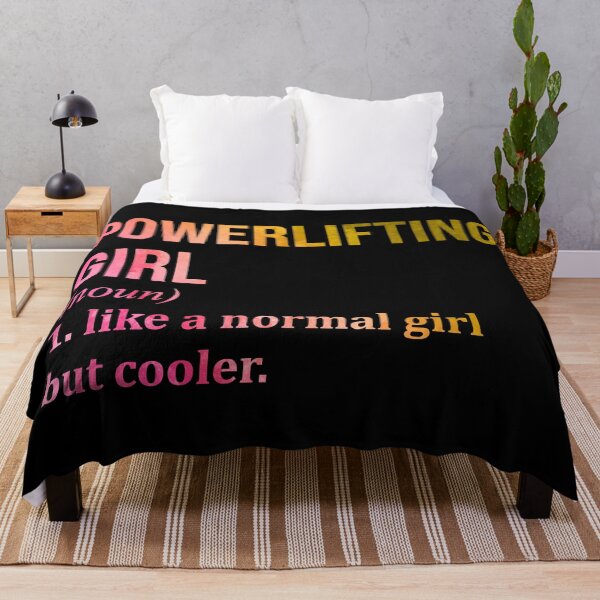 Item preview, Powerlifting Girl Definition in Watercolor designed and sold by XCIV.