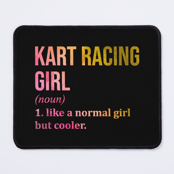 Item preview, Kart Racing Girl Definition in Watercolor designed and sold by XCIV.