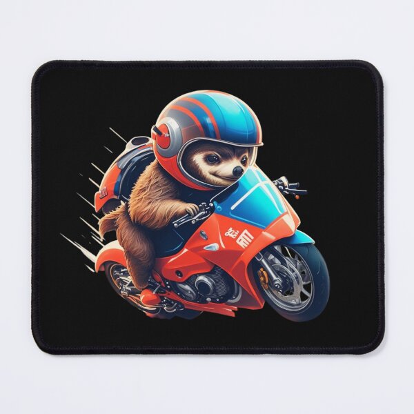 Item preview, Fast Sloth on motorbike designed and sold by yahwombat.