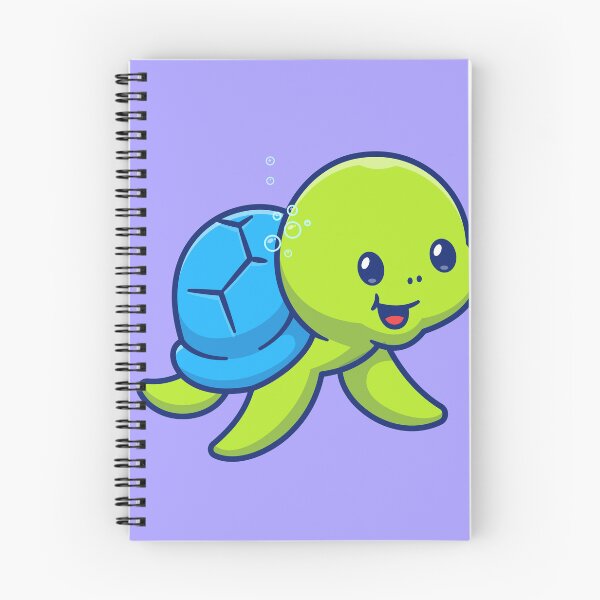 Item preview, Turtle's Aquatic Adventure: Cute Swimming Turtle Cartoon designed and sold by hjian8219.