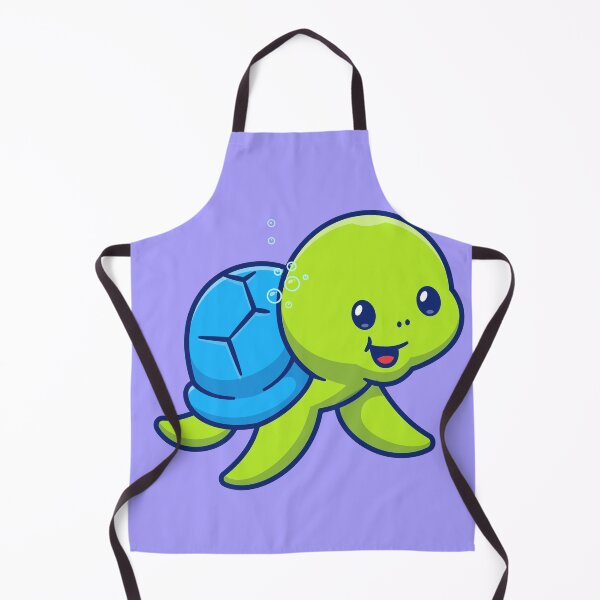 Item preview, Turtle's Aquatic Adventure: Cute Swimming Turtle Cartoon designed and sold by hjian8219.