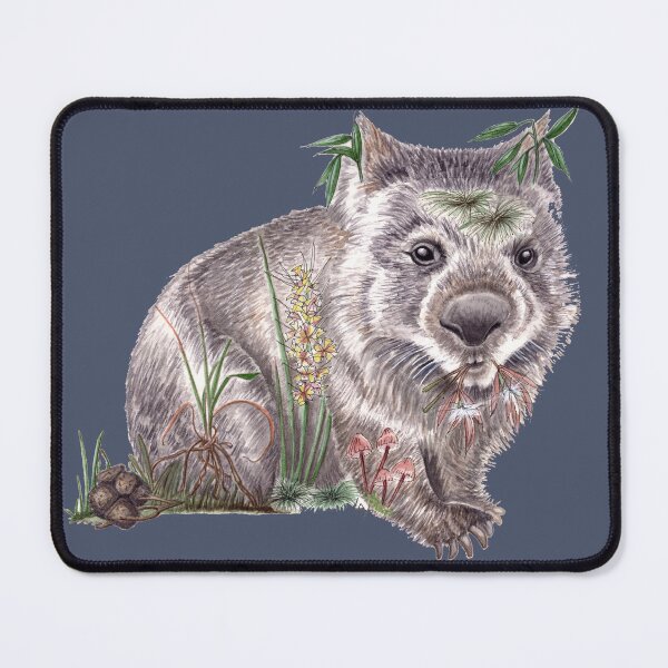 Item preview, The Bare- Nosed Wombat with his food inside. designed and sold by Nature in Tasmania.