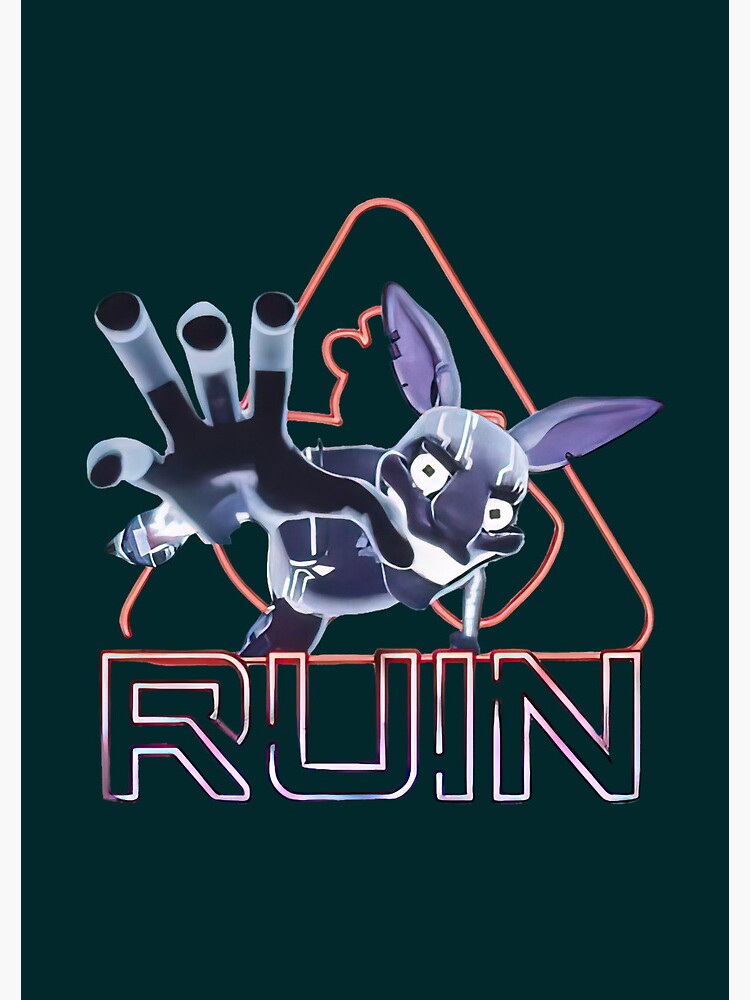 The Entity, Glitchtrap Ruin FNAF Sticker for Sale by maiamilus