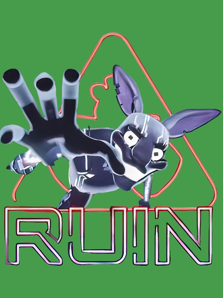 The Entity, Glitchtrap Ruin FNAF Sticker for Sale by maiamilus