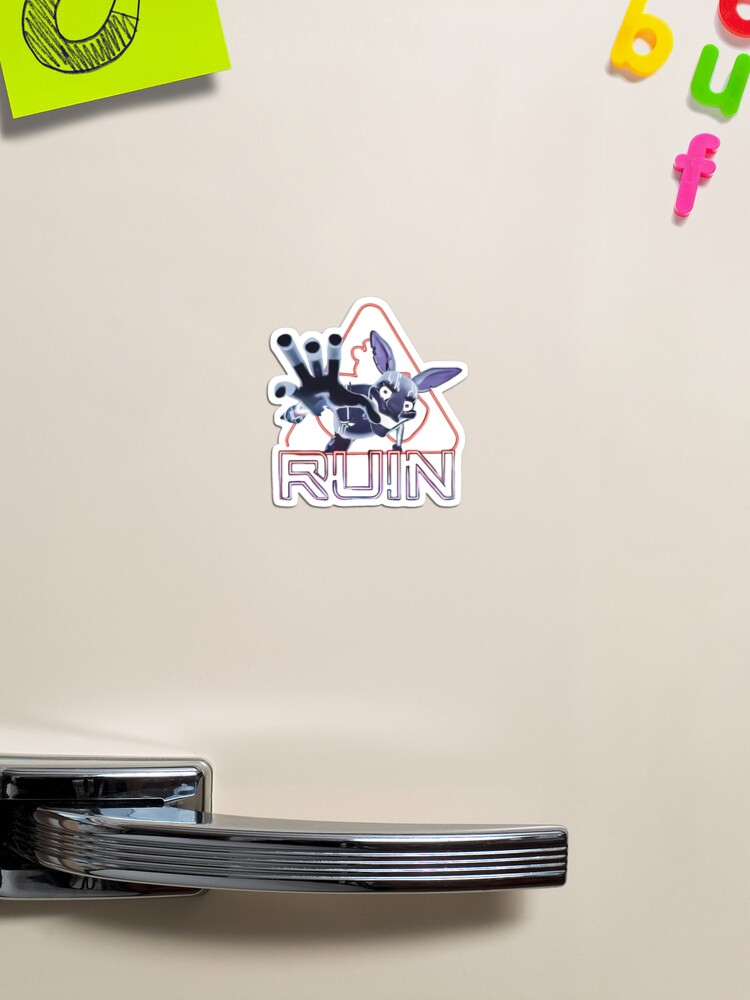 The Entity, Glitchtrap Ruin FNAF Sticker for Sale by maiamilus