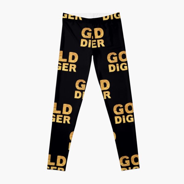 All Over Gold Foil Heart Legging