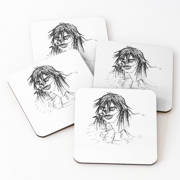 Item preview, _amp_quot_Laughing Jack_amp_quot_ the laughing Jack Creepypasta Fanart (black) designed and sold by isma-rodi.
