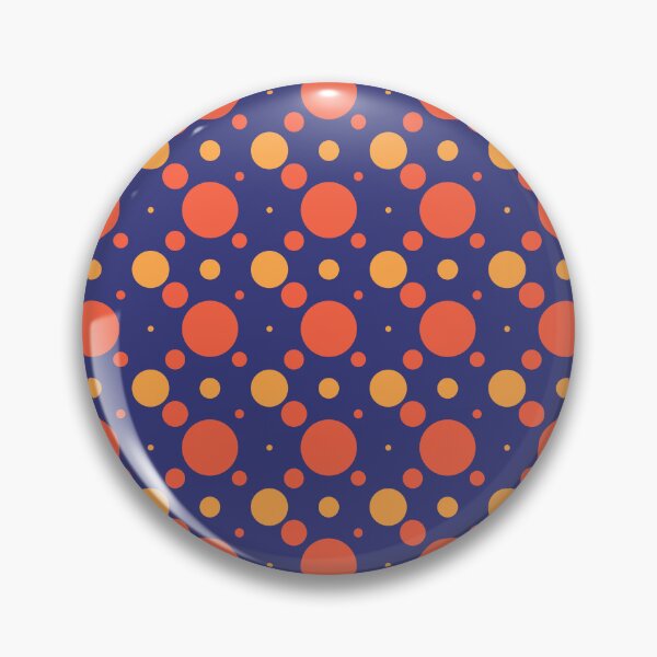 Item preview, Circle dot shape with Blue yellow orange color Pattern designed and sold by BlackArtProject.