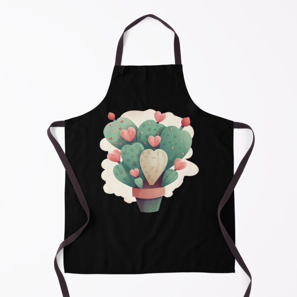 Item preview, Cute Cactus Heart Desert Succulents Lover Plant Vegan Vibes designed and sold by farhanhafeez.