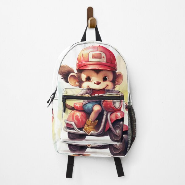Item preview, Cute monkey driving a motorcycle designed and sold by phanomporn.