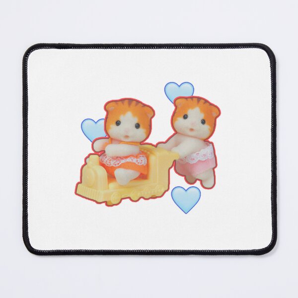 Item preview, Kitty Siblings on a Toy Train designed and sold by pavloskydelber.