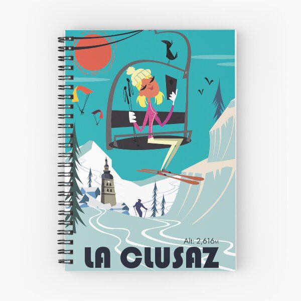 Item preview, La Clusaz ski poster designed and sold by Gary Godel.